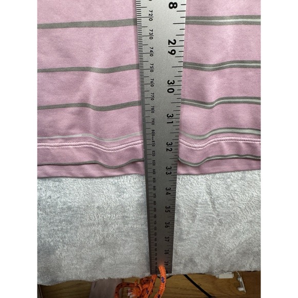 Tiger Woods Collection Nike Polo Shirt Pink Striped Golf Men's 2XL Palm Beach‎ - Picture 6 of 6